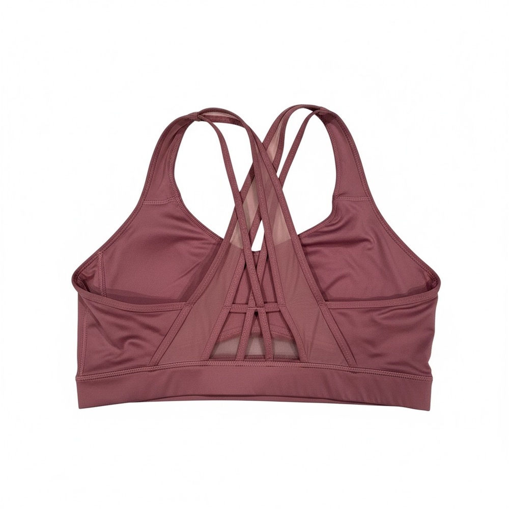 Avia Seamless Racerback Sports Bra - Mauve - Picture 3 of 4
